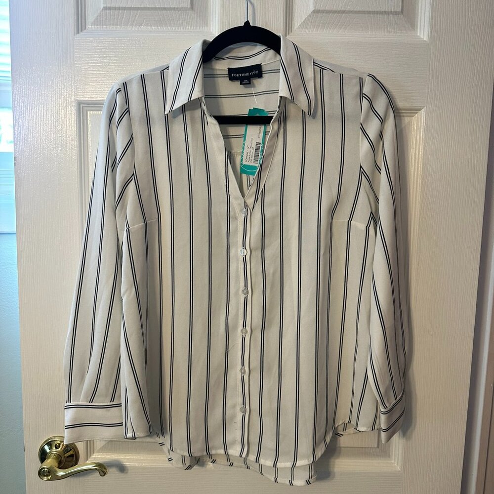 Fortune + Ivy Paula Airette Button Down Shirt